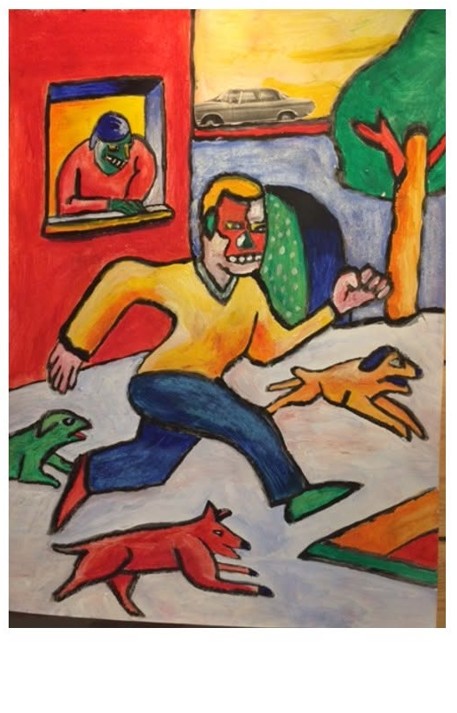 Le promeneur de chiens