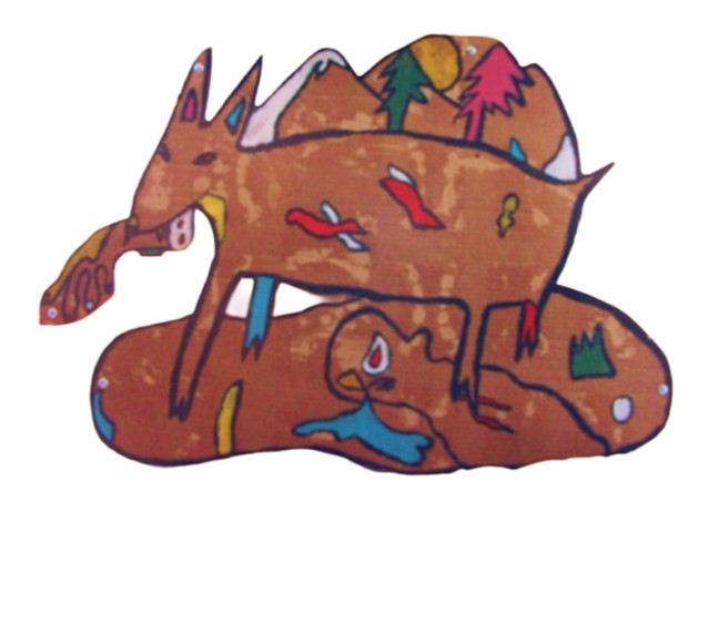 Loup affamé